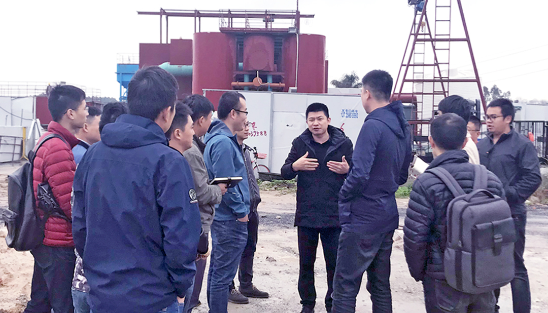 中國電建專家組蒞臨我司項目地進(jìn)行觀摩交流